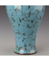 藍釉 魚尾瓶